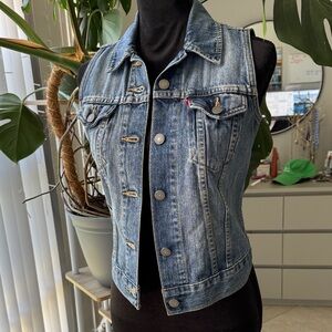 LEVI STRAUSS Blue Denim Vest